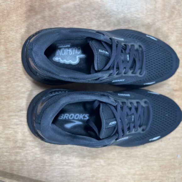 Brooks Adrenaline GTS 23 Women Size 7 D Black Running Shoes Sneakers - Picture 8 of 9